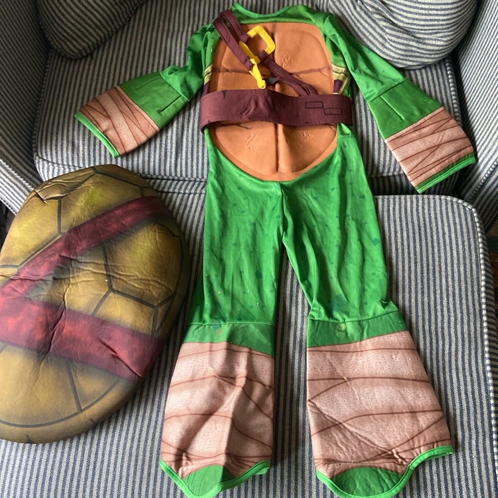 Rubie's Green and Brown Ninja Turtle Kids Costume